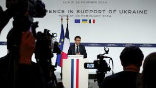 МАКРОН НЕ ВИКЛЮЧИВ МОЖЛИВОСТІ ВІДПРАВИТИ ВІЙСЬКА ЗАХІДНИХ КРАЇН В УКРАЇНУ